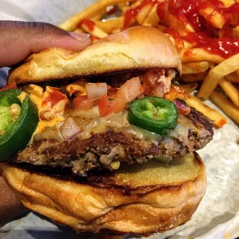 Buffalo Wild Wings - Spicy  nacho burger - Sports Bars Near Me - Pell City, Alabama
