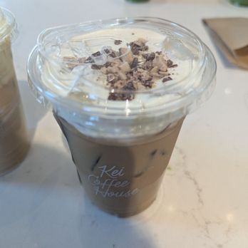 Kei Coffee House - Banana Toffee Latte - Coffee & Tea Near Me - Westminster, California Kei Coffee House - Banana Toffee Latte - Coffee & Tea Near Me - Westminster, California