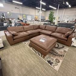 Roberts Furniture & Mattress - Leather Modular Sectional!