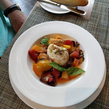 Riverpark - Burrata appetizer - New American Near Me - New York, New York Riverpark - Burrata appetizer - New American Near Me - New York, New York