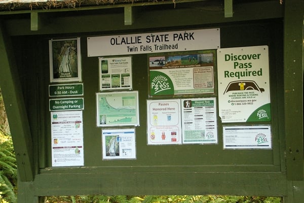 Twin Falls Trailhead by null