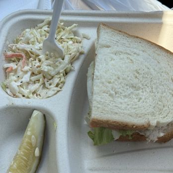Sandwich Man - Tuna salad on white with coleslaw..... - Delis Near Me - Chatsworth, California Sandwich Man - Tuna salad on white with coleslaw..... - Delis Near Me - Chatsworth, California