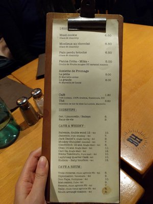 Menu photo 1 Bistrot l'Horloge Marseille, 13