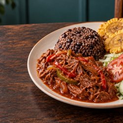 La Cafetera Bakery and Coffee - Daily plate Ropa Vieja