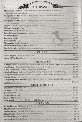 Menu photo 3 Giovanni's Palm Bch Gdns, FL