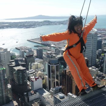 Sky Tower - Me looking cute while trying to not have a heart attack. - Landmarks & Historical Buildings Near Me - Auckland, AUK