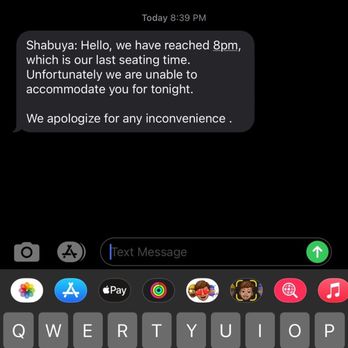 Shabuya - The text that ruined our night! - Hot Pot Near Me - Concord, California Shabuya - The text that ruined our night! - Hot Pot Near Me - Concord, California