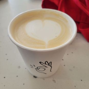 Neat Coffee - Peanut Butter Cookie Latte with oat milk (yum) $5.50 - Coffee & Tea Near Me - Costa Mesa, California