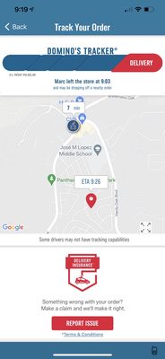 Domino's Pizza by null