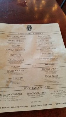 Menu photo 7 Lockhouse Distillery & Bar Buffalo, NY Menu photo 7 Lockhouse Distillery & Bar Buffalo, NY