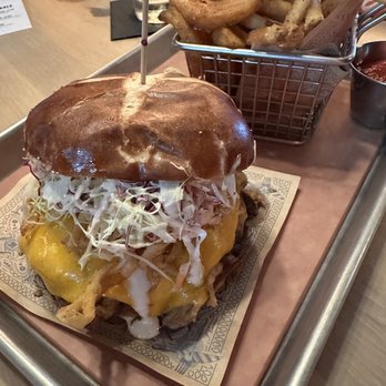 Guy Fieri's Kitchen + Bar - BBQ pulled pork - American Near Me - Council Bluffs, Iowa Guy Fieri's Kitchen + Bar - BBQ pulled pork - American Near Me - Council Bluffs, Iowa