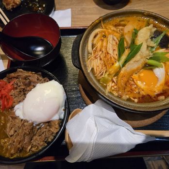 Meiji Seimen - Nabeyaki udon and Sukiyaki Beef Curry - Noodles Near Me - Costa Mesa, California