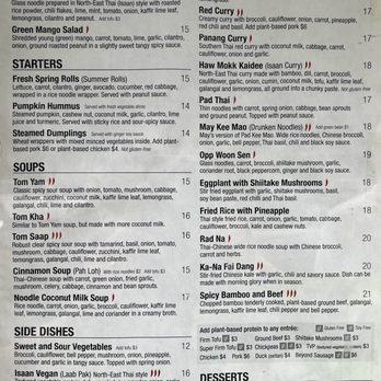 May Kaidee - Dinner menu - Thai Near Me - New York, New York