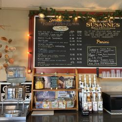 Susannes Bakery - Menu