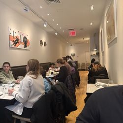 Upper level dining area
