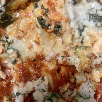 Pizza USA - Vegan lasagna, it's better than the non-vegan one to be honest. The zucchinis give it an extra boost! - Pizza Near Me - Bellflower, California