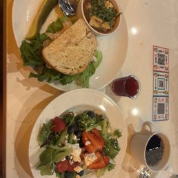 Turkey sandwich combo berry salad Turkey sandwich combo berry salad