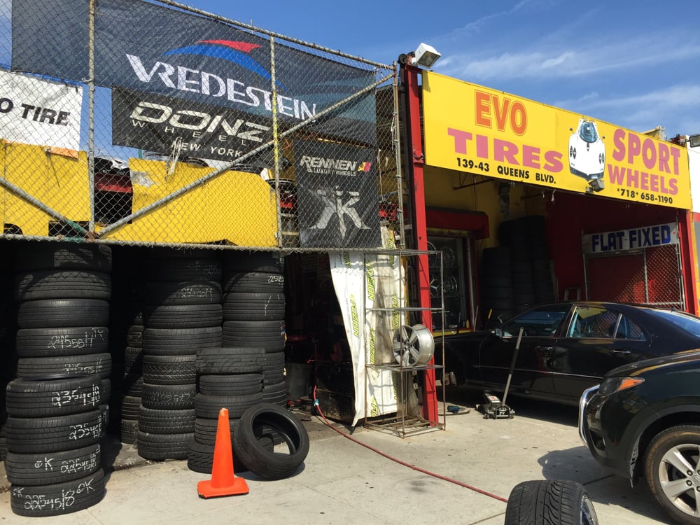 EVOSPORT TIRES & WHEELS INC 13943 Queens Blvd, Jamaica, New York Wheel & Rim Repair Phone