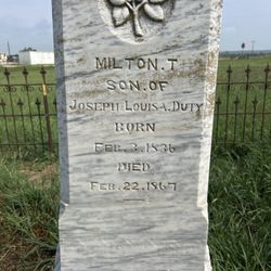 Duty Cemetery - Lived 31 years
