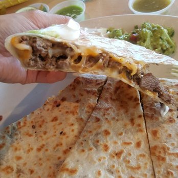 Taco Grill - Carne asada quesadilla. They do not skimp on the meat! - Mexican Near Me - Westminster, California