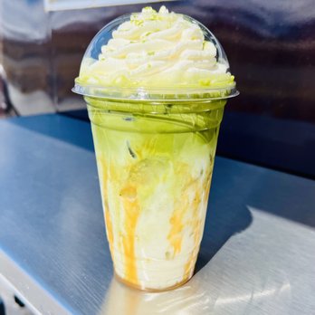 Carbon Coffee - Caramel Matcha Latte - Coffee & Tea Near Me - Reno, Nevada