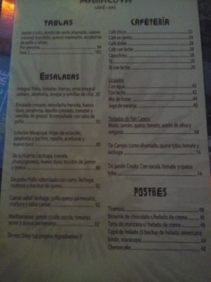Menu photo 4 Maracuyá Bar Cordoba, X