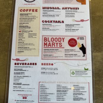 Breakfast Republic - Menu - Breakfast & Brunch Near Me - San Diego, California Breakfast Republic - Menu - Breakfast & Brunch Near Me - San Diego, California