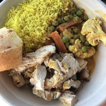 Aubergine Kitchen - Chicken Coconut Curry Bowl - Mediterranean Near Me - Lehi, Utah