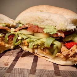 Llama En Llamas - Jackfruit chacarero sandwich