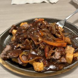 Steak And Peppers Skillet