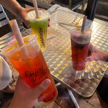Teaspoon - Cucumber, strawberry sangria, raspberry mojito - Bubble Tea Near Me - Walnut Creek, California