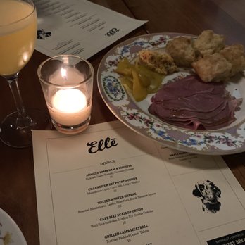 Ellē - Smoked Lamb Ham and Biscuits. This is the best thing on the menu! Really excellent. - Cafes Near Me - Washington, DC, District of Columbia