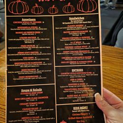 O'Neills - Menu - 10/8/25