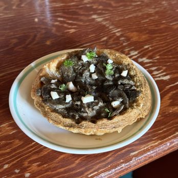 Tina's - Mushroom Tartelette - Puffed Pastry, Hen of the Woods, Pickled Pioppini - Bars Near Me - Pittsburgh, Pennsylvania Tina's - Mushroom Tartelette - Puffed Pastry, Hen of the Woods, Pickled Pioppini - Bars Near Me - Pittsburgh, Pennsylvania