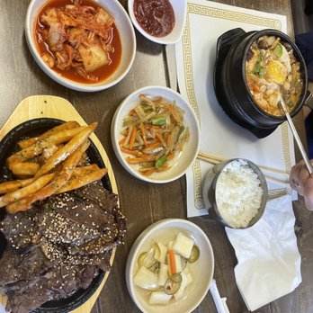Chew Me - Galbi and soybean paste tofu soup - Korean Near Me - Garden Grove, California Chew Me - Galbi and soybean paste tofu soup - Korean Near Me - Garden Grove, California