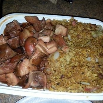 China Dragon - Bourbon Chicken. Pork fried rice no veggies only onions - Chinese Near Me - New Port Richey, Florida China Dragon - Bourbon Chicken. Pork fried rice no veggies only onions - Chinese Near Me - New Port Richey, Florida