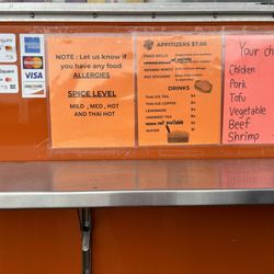 Denali Thai Food - Menu