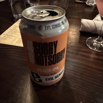 Fringe Bar - Evil Genius Peach IPA - New American Near Me - Philadelphia, Pennsylvania