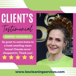 Les' Cleaning Services - Customer Testimonials