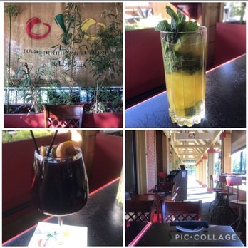 Oyo - Outdoor dining - mango mojito and sangria - delicious - Latin American Near Me - Pleasanton, California Oyo - Outdoor dining - mango mojito and sangria - delicious - Latin American Near Me - Pleasanton, California