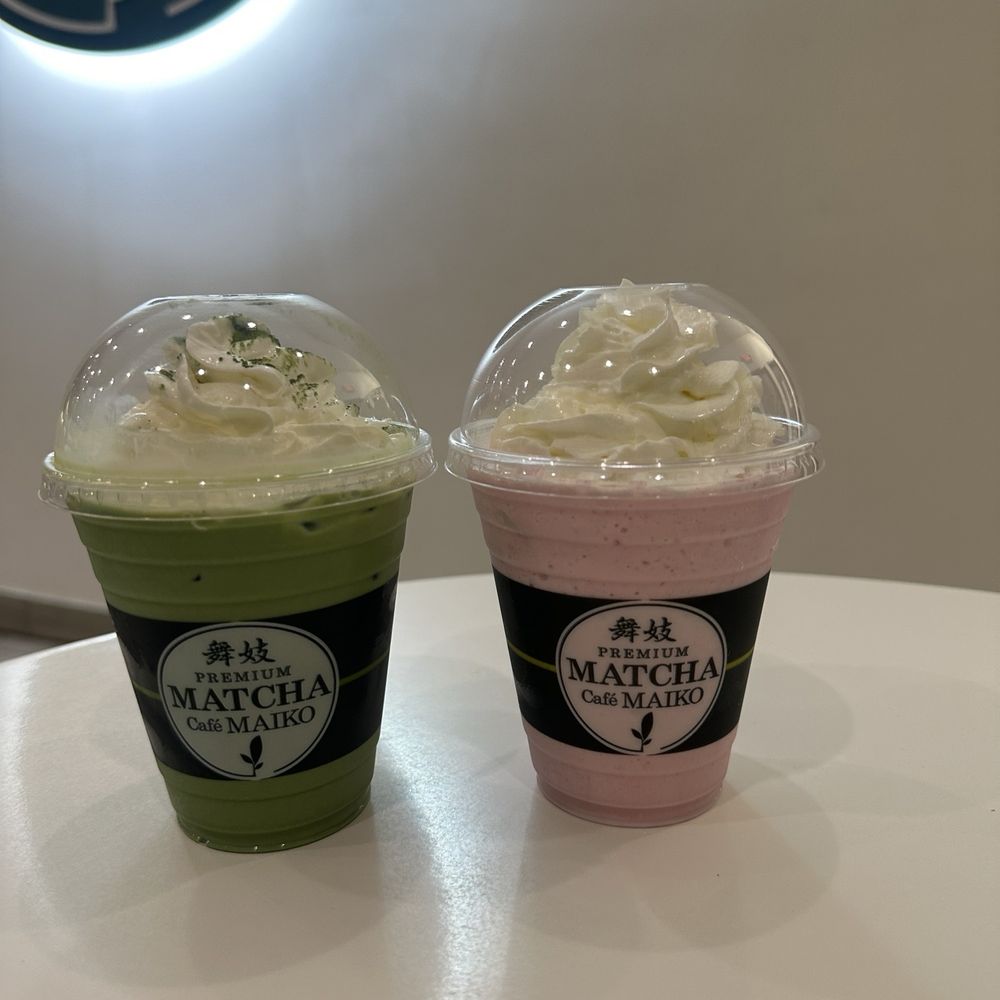 Matcha Café Maiko - Sakura Frappe and 22. Matcha Frappe - Bubble Tea Near Me - Boston, Massachusetts Matcha Café Maiko - Sakura Frappe and 22. Matcha Frappe - Bubble Tea Near Me - Boston, Massachusetts