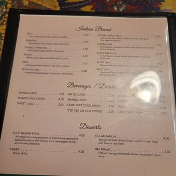 Milad Indian Cuisine - Menu as of 3/21 - Indian Near Me - Raleigh, North Carolina Milad Indian Cuisine - Menu as of 3/21 - Indian Near Me - Raleigh, North Carolina