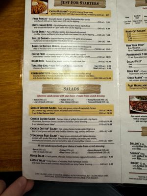 Menu photo 4 Texas Roadhouse Panama City Beach, FL Menu photo 4 Texas Roadhouse Panama City Beach, FL