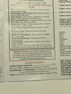 Menu photo 8 Mario's Northend Pizzaria Westerly, RI