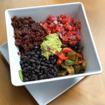 Taco Maya - Protein bowl with veg chorizo Tastes just as good as it looks! - Desserts Near Me - Chicago, Illinois Taco Maya - Protein bowl with veg chorizo Tastes just as good as it looks! - Desserts Near Me - Chicago, Illinois