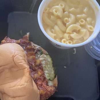 Dave's Hot Chicken - Single Slider Mac & Cheese - Chicken Shop Near Me - Denver, Colorado Dave's Hot Chicken - Single Slider Mac & Cheese - Chicken Shop Near Me - Denver, Colorado