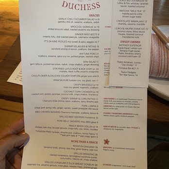 The Duchess - Their menu - Wine Bars Near Me - Baltimore, Maryland