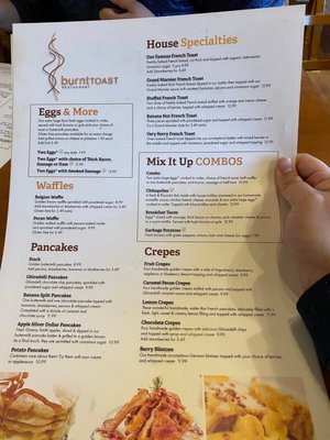 Menu photo 1 Burnt Toast Restaurant Elgin, IL
