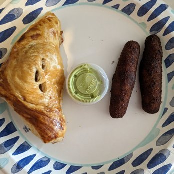 Cuba Cafe - Meat pie with Coquetas (derecho) and the most heavenly green sauce - Cuban Near Me - Vacaville, California Cuba Cafe - Meat pie with Coquetas (derecho) and the most heavenly green sauce - Cuban Near Me - Vacaville, California