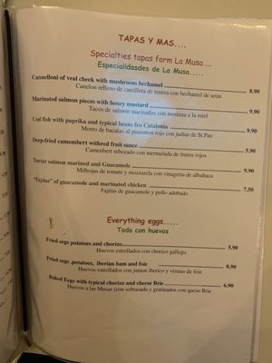 Menu photo 5 La Font de les Muses Barcelona, B Menu photo 5 La Font de les Muses Barcelona, B